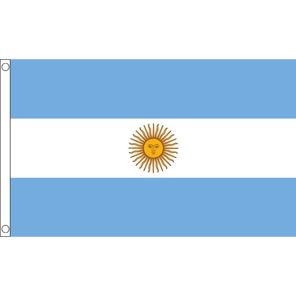 Argentina Flag Table Hand Waving Flags Bunting Party Scrunchie Display Cufflinks