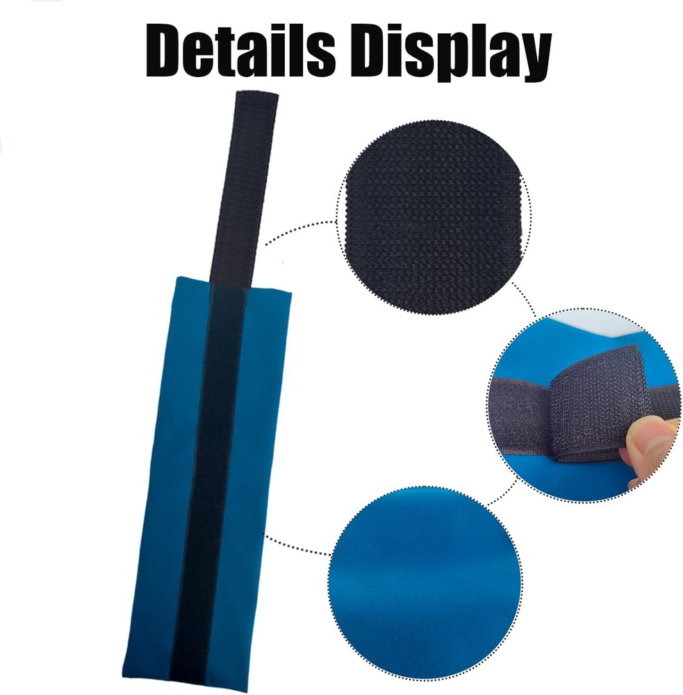 2PCS 5"X17" Ice Pack Sleeve - Reusable and Multi-Use Ice Pack Bag for Cold Compr