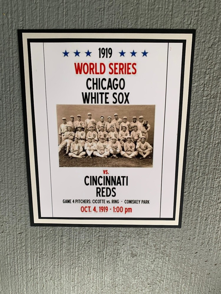 1919 World Series. “White Sox And Cincinnati Reds