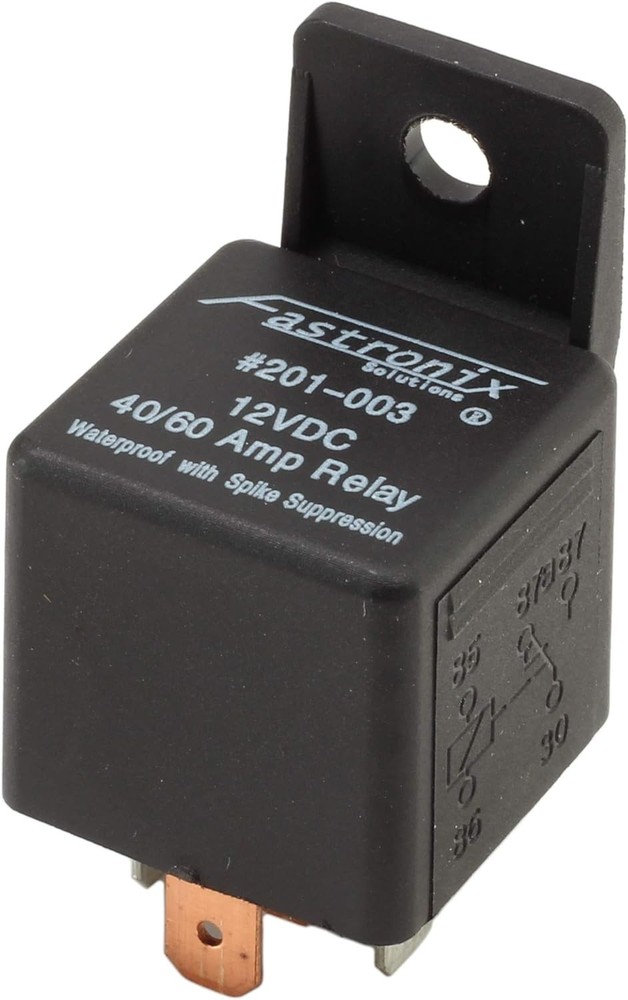 Fastronix High Current 40/60A Relay Panel with 4 and Socket