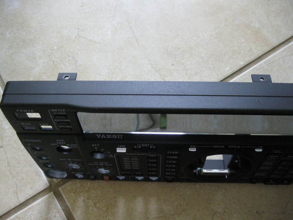 Yaesu FT-1000MP Plain FRONT Panel in Good shape
