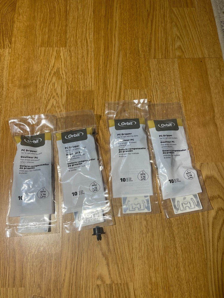 4 pk.Orbit 67225 1 Gph Pc Dripper 40 Count 4 packages