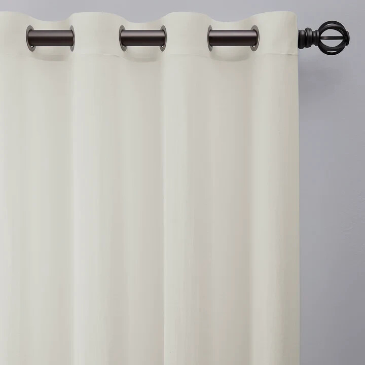 100% Linen Grommet window curtain panel