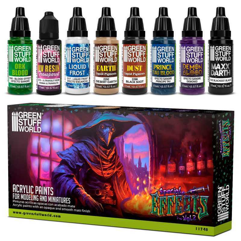 Green Stuff World: Paint Set - Special Effects Vol. 2