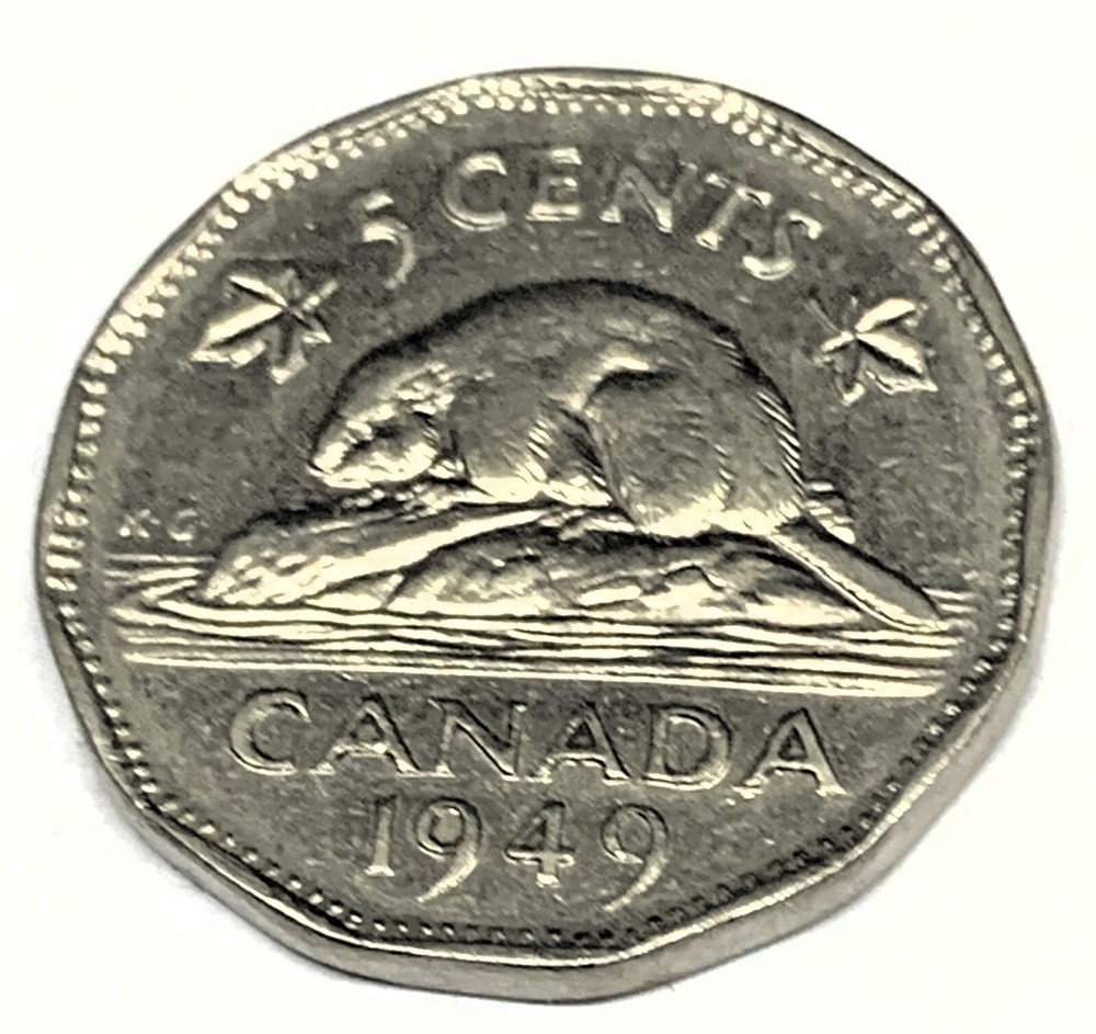 # C1673   CANADA    COIN,     FIVE CENTS   1949