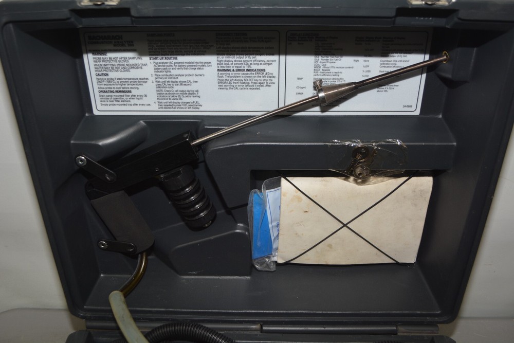 ^ Bacharach Model 300 Combustion Analyzer #X4149