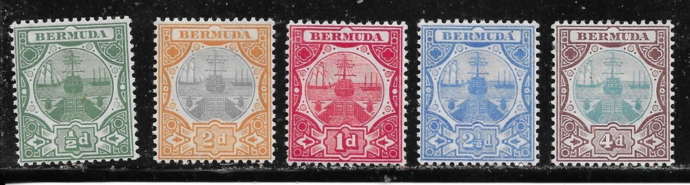 BERMUDA SC31-39 SG34-42 MINT NEVER HINGED /MINT LIGHTLY HINGED