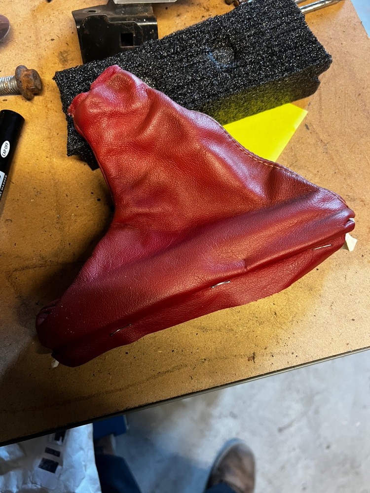MGF /MGTF Red Leather Handbrake Gator
