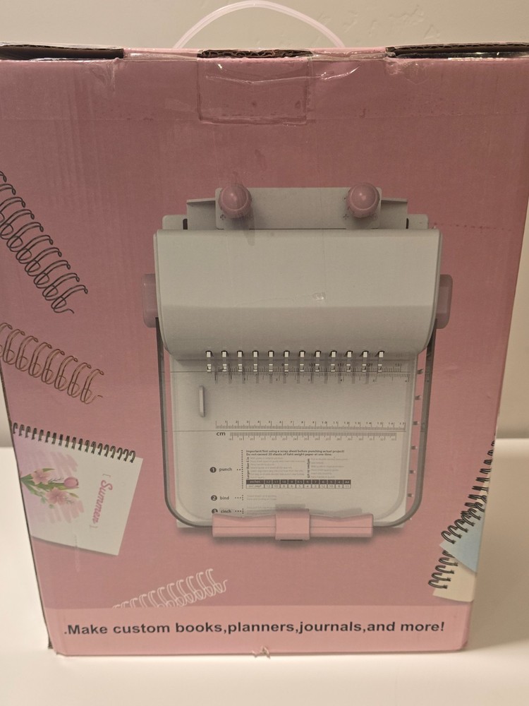 Binding Machine Hole Pitch 2:1 - Portable Book Binding Kit with 10PCS 5/8'' Bind