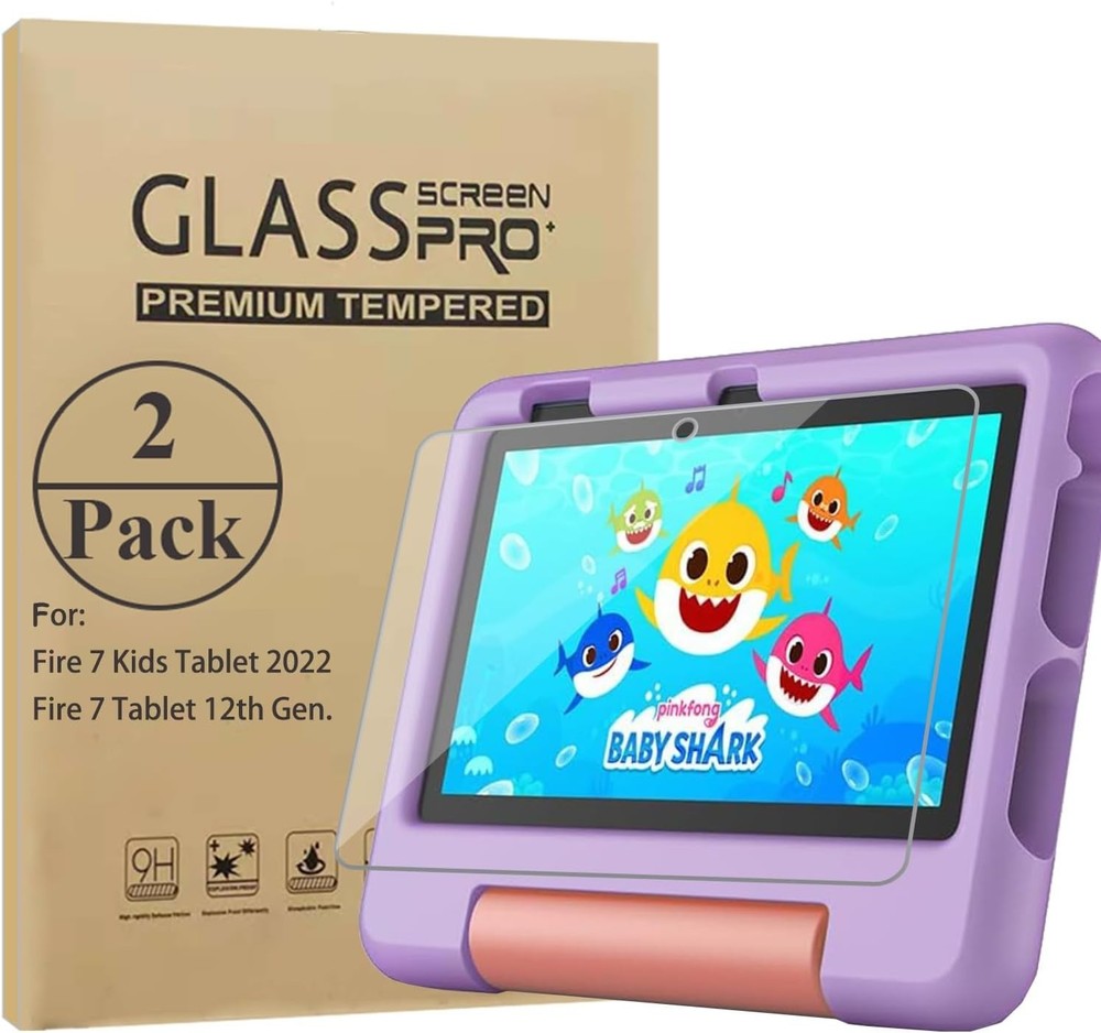 Ultimate Protection: 2 Pack Scratch Resistant Screen Protector for 7” Tablet
