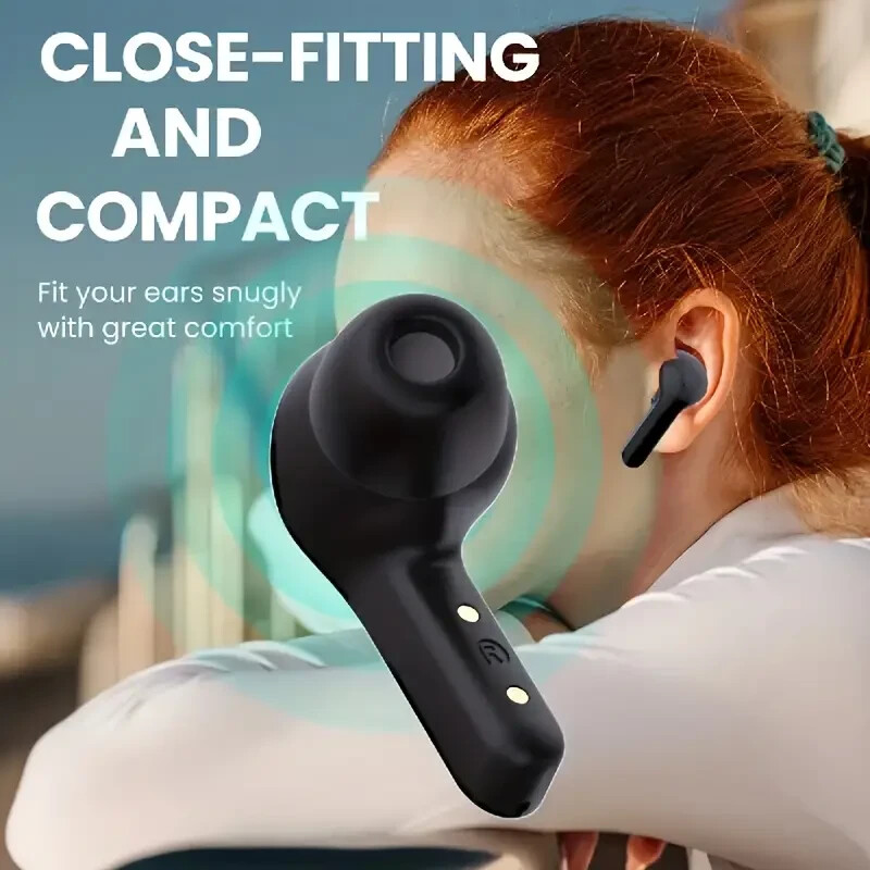 Wireless Headphones with Silicone Case