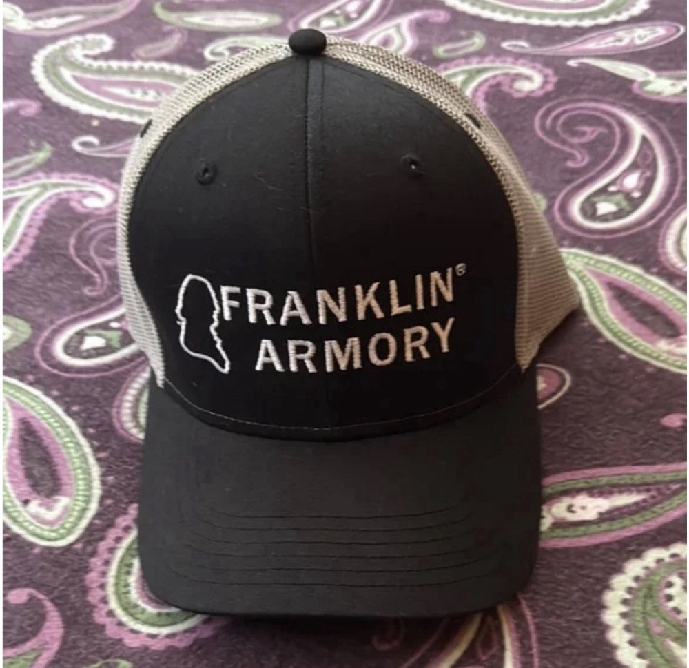 FRANKLIN ARMORY TRUCKER HAT/BASEBALL CAP MESH BACKING SNAPBACK TRIGGERS