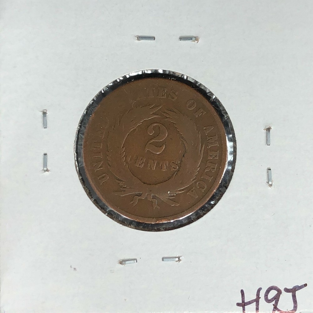 1865 TWO CENT PIECE ~ G/AG ~NICE COIN~