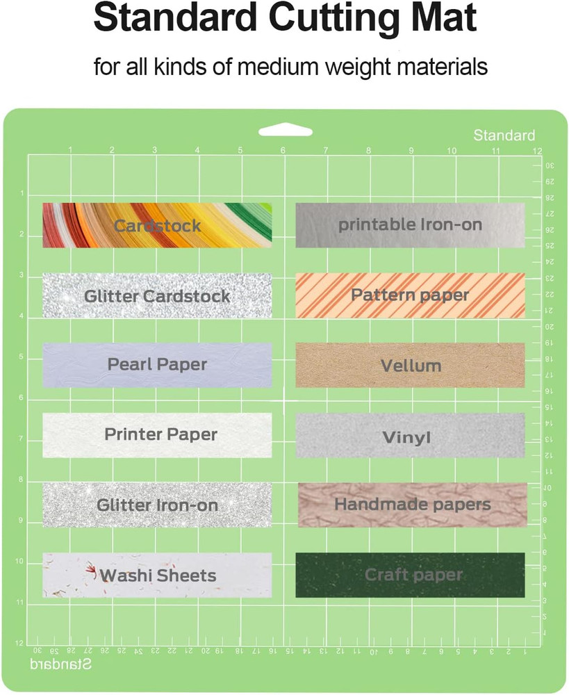 Cutting Mat 12X12 20 Pack, Compatible with Cricut Maker 3/Maker/Explore 3/Air 2/