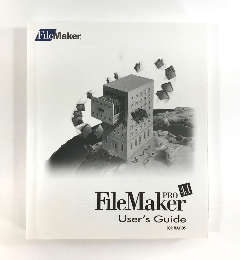 Filemaker Pro 4.1 Software For Mac • Database • Complete in Box w/Serial Numbers