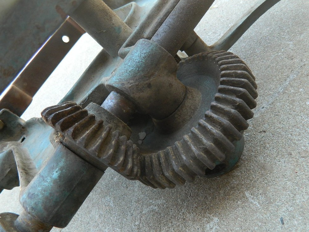 Vintage Antique Hand Crank Drill Press