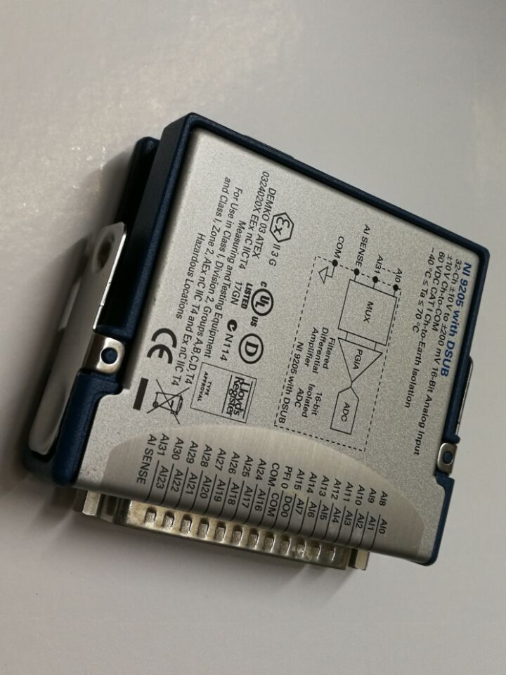 National Instruments NI-9205 NI 9205 cDAQ Analog Input Module, 32 Channels