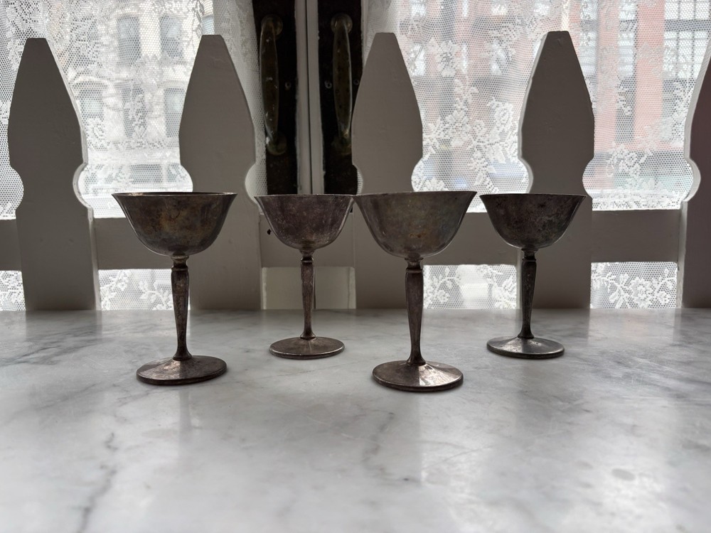 Silver Antique Cups 31pc