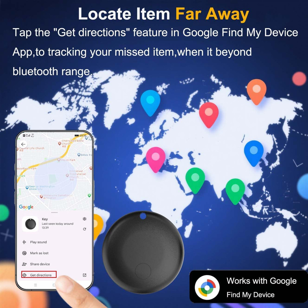Bluetooth Tracker for Android 1-Pack,Item Finder for Android Device, Works with