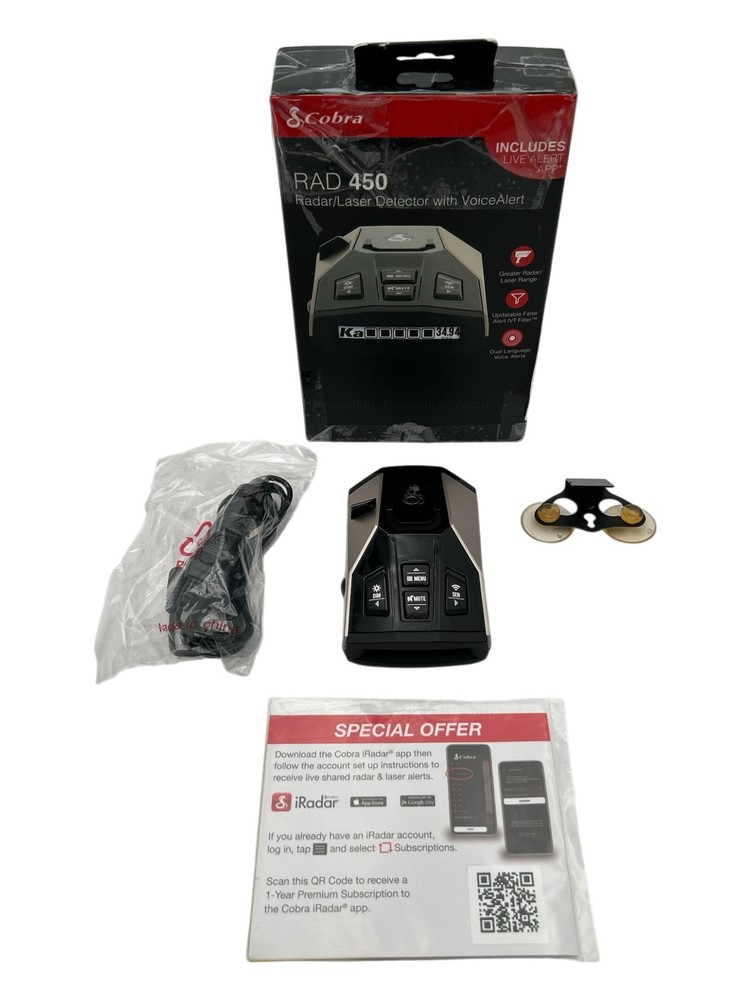 Cobra RAD 450 Radar Detector OLED Display