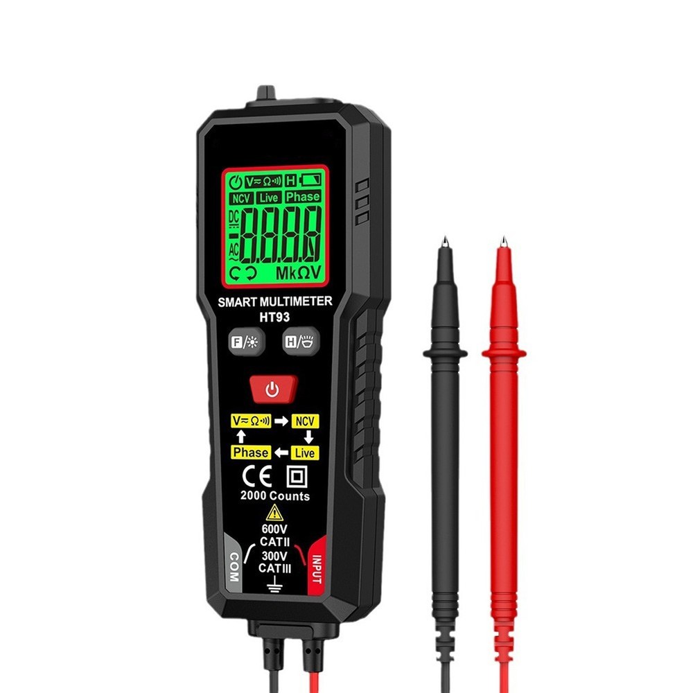 HT93 Handheld NCV DETECTION Multimeter Essential Tool for Electrical Work
