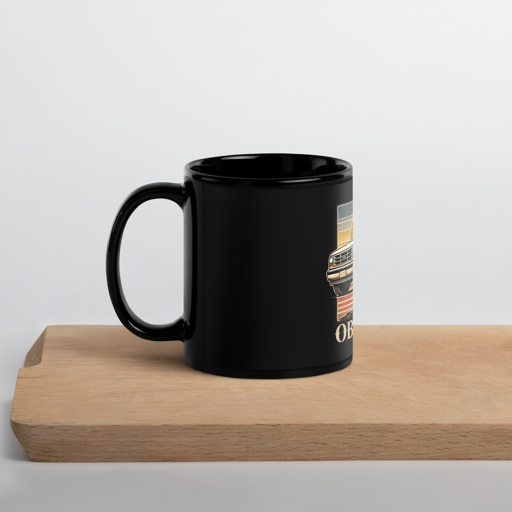 1992-1996 OBS Ford Black Glossy Mug