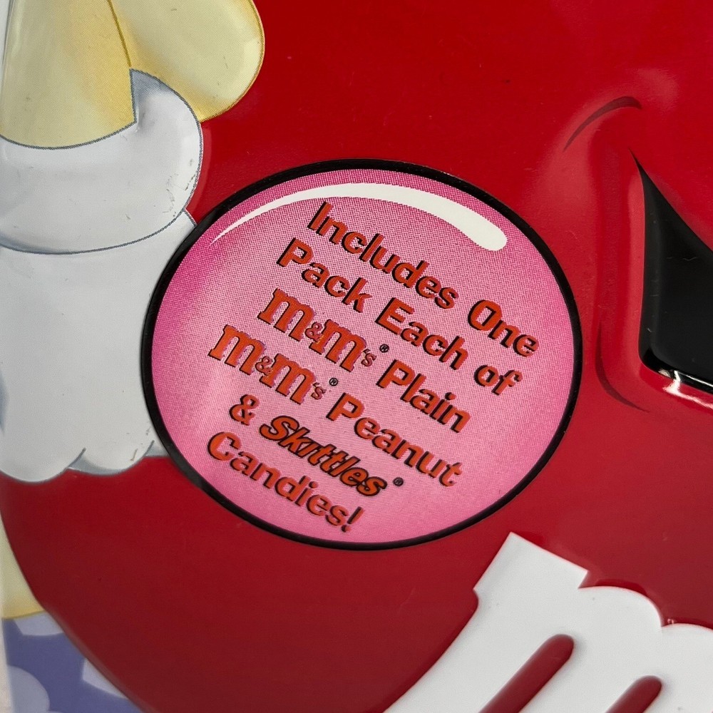 M&Ms Heart-Shaped Metal Tin Lunchbox Handle & Lock Valentines