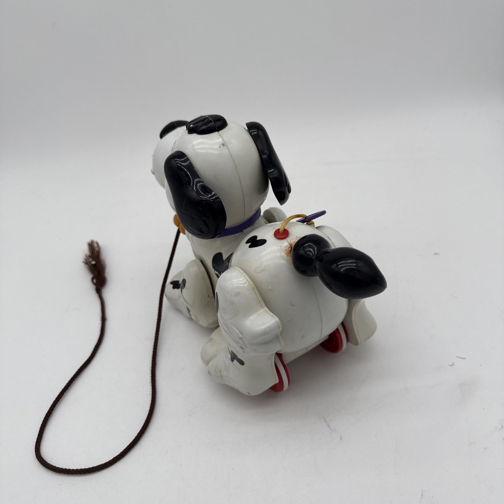 Vintage Dalmation Pull Toy Navystar