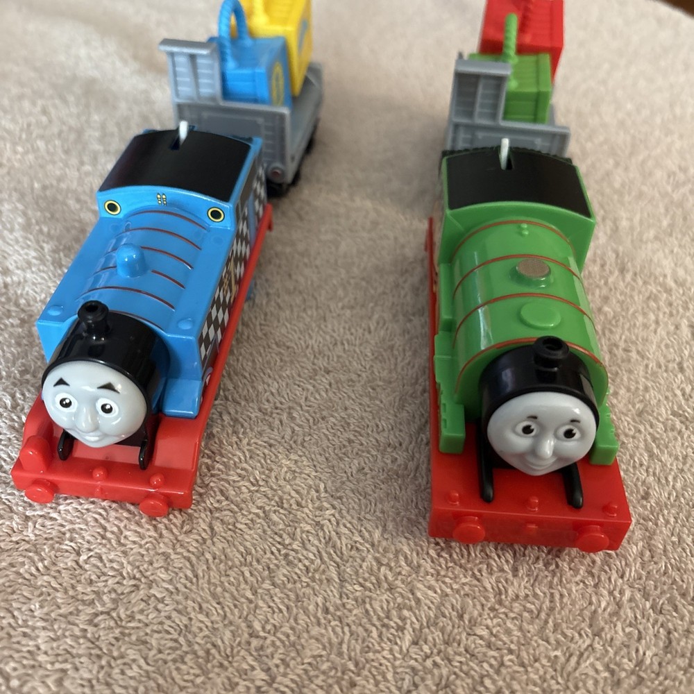 Thomas & Percy Train Cargo Race Friends Replacement Engines Cargo Car & Boxes