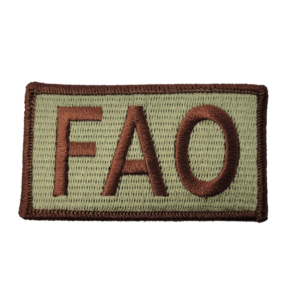FAO Duty Identifier Tab / USAF OCP Air Force Patch