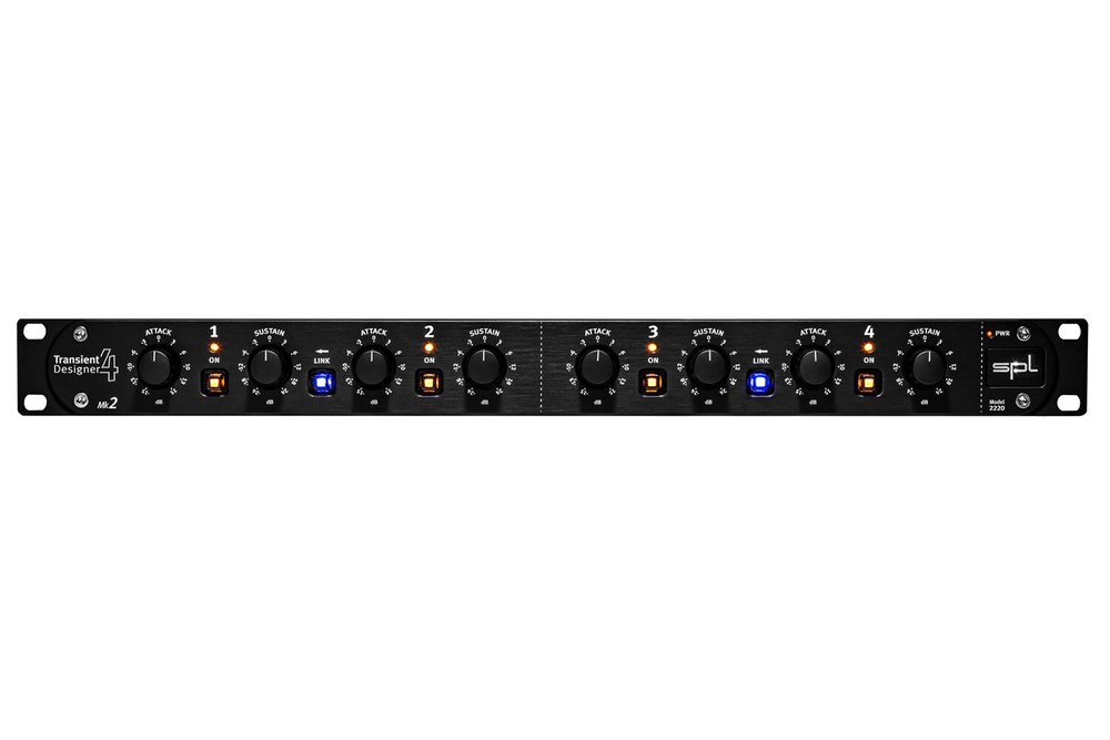 SPL Transient Designer 4 Mk2 4-Channel Dynamic Effect Processor 19" Rack-Mount