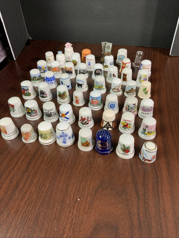 Lot of 52 Thimbles