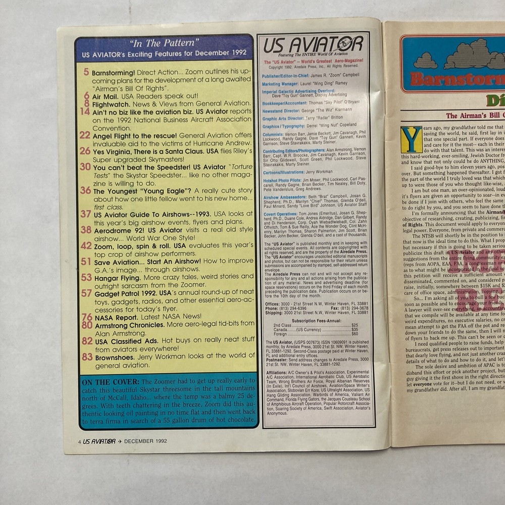 US Aviator - December 1992 Issue