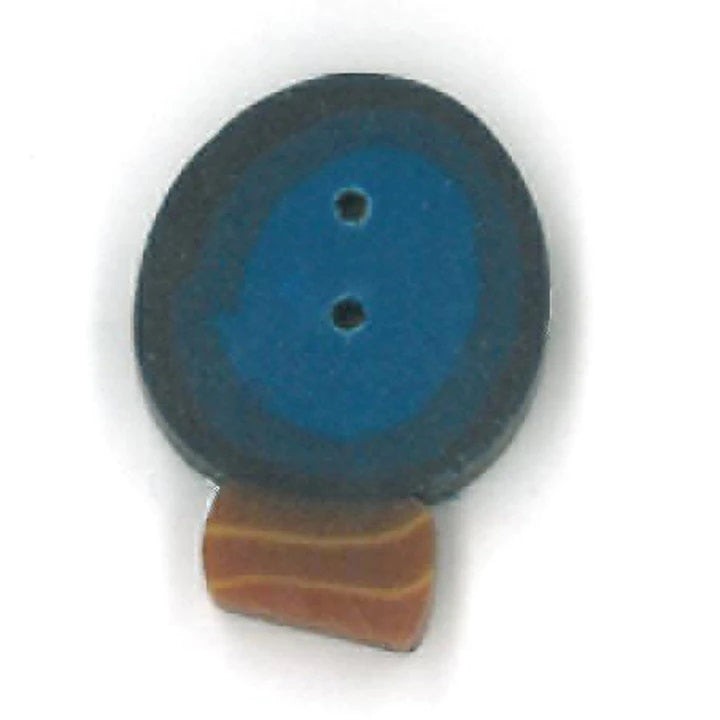 Blue Bulb 4426 Buttons by Just Another Button Company