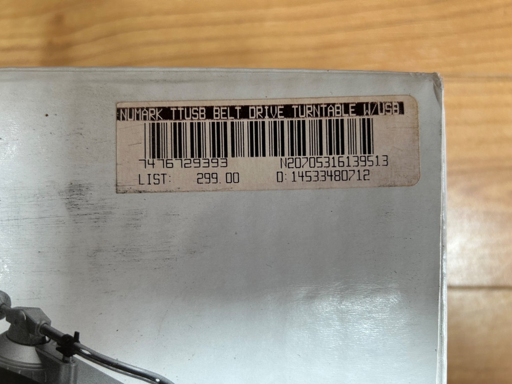 Numark TTusb turntable with USB Audio Interface Digitize Your Vinyl Collection