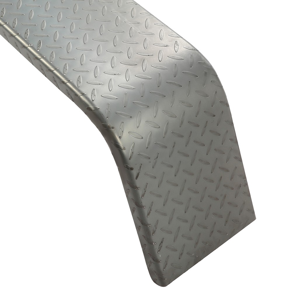 (2)- Steel Diamond Tread Plate Tandem Axle Trailer Fenders 10" X 72" X 13"
