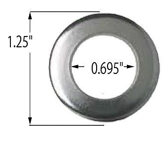 20 Cragar S/S Chrome Washers - Centered Hole