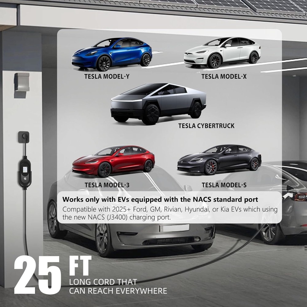 Tesla Level 2 EV Charger 50A - High Performance ⚡