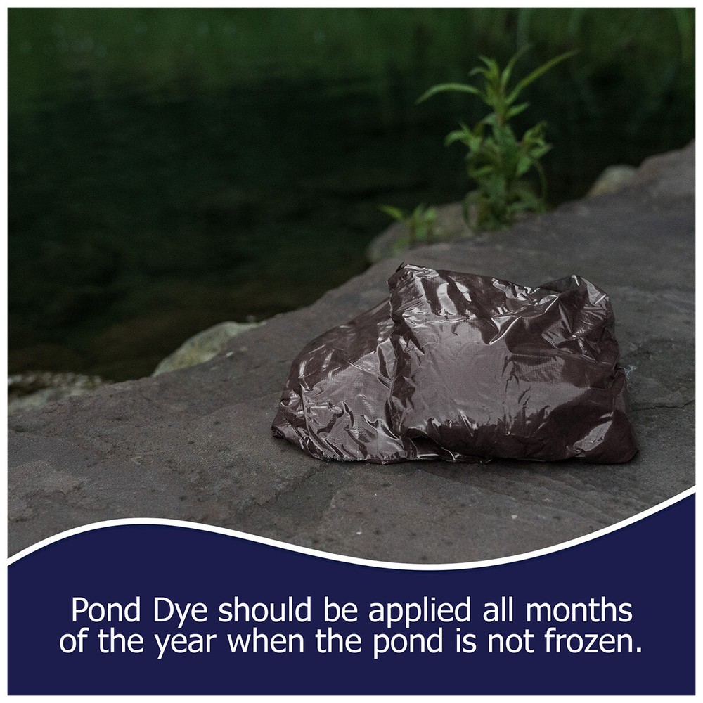 Reflective Black Pond Dye Packets- 80 water soluble packets