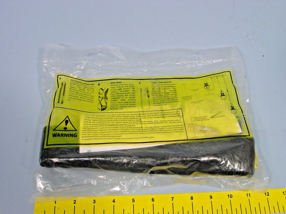 *Guardian 10715 Fall Protection 4' Concrete Strap w/ Sheath-Web Loop/D-Ring End