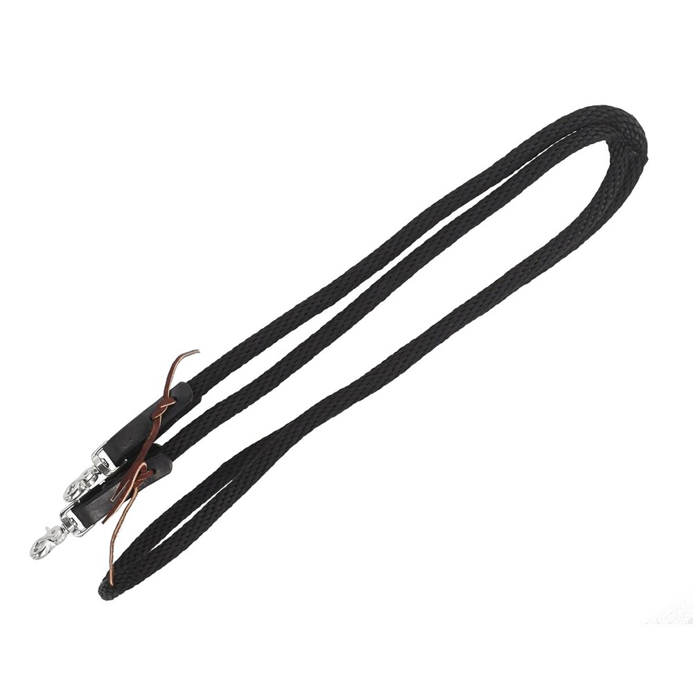 READY MADE-Black SOFT ROPE REINS