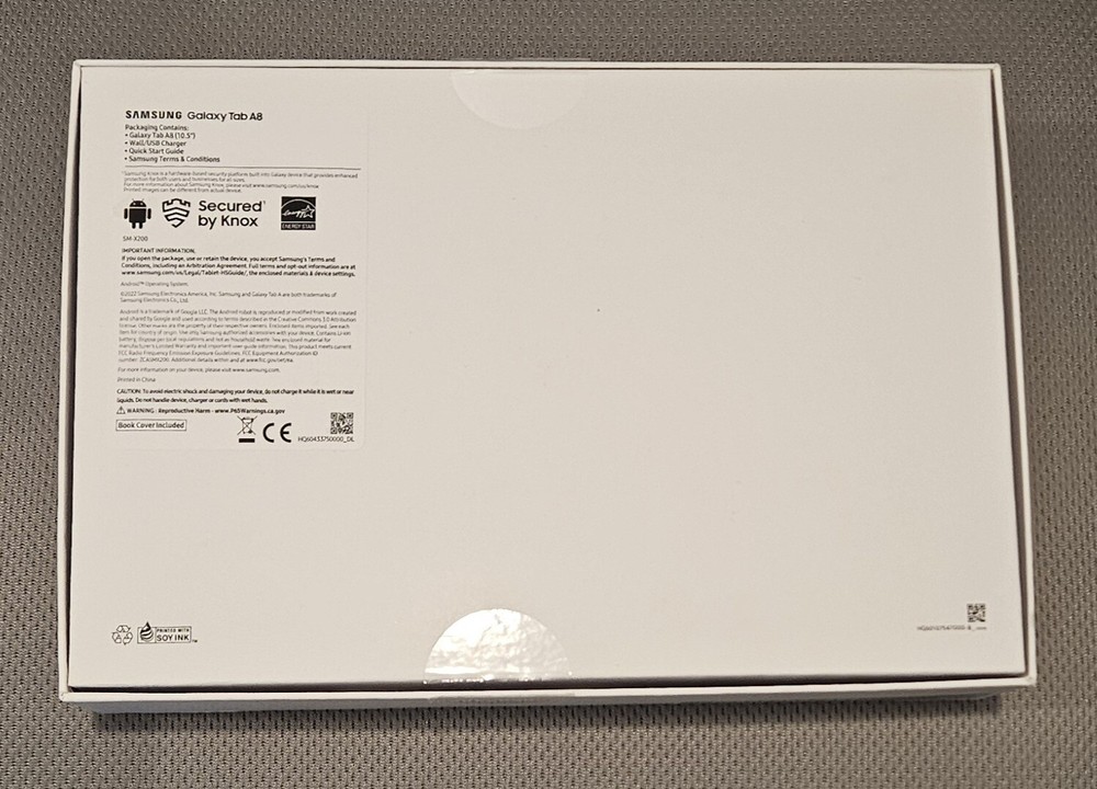 Samsung Galaxy Tab A8 *EMPTY BOX ONLY*