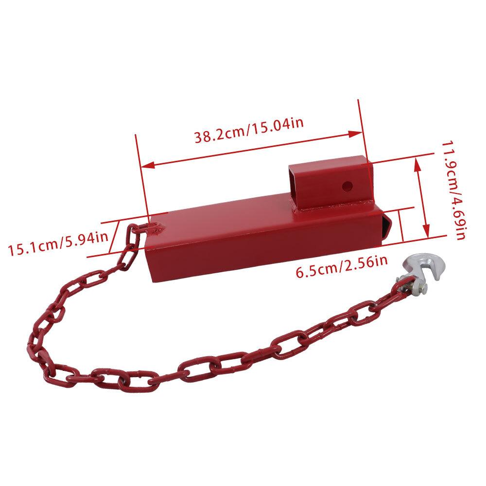 2" Forklift Trailer Hitch Receiver Attachment Towing Pallet Forks Attachment