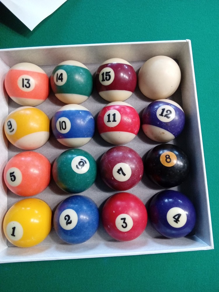 Used Billiard Balls