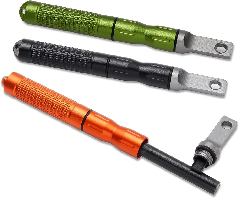 3PCS Ferro Rods - Compact Fire Starter Sticks with Scraper Striker Fire Steel St