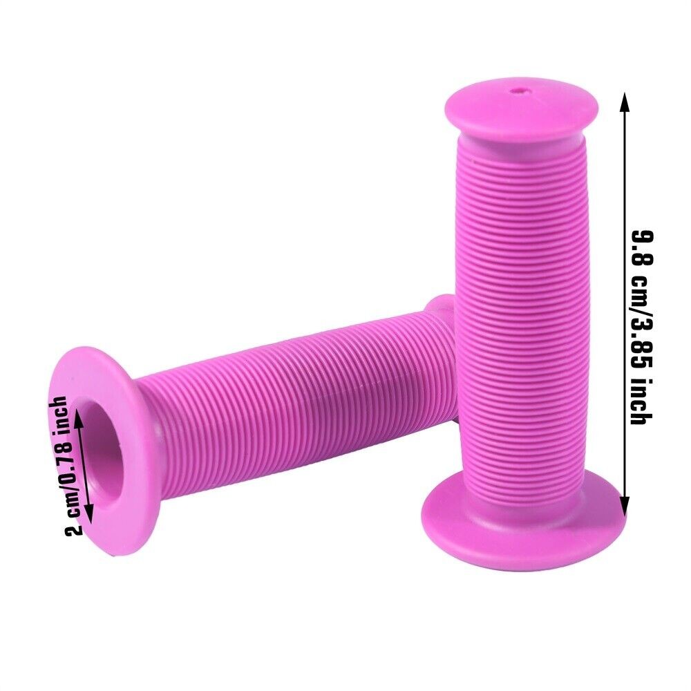 Pink Soft Rubber Handlebar Cover Multi-Purpose Two-Wheeler Accessory