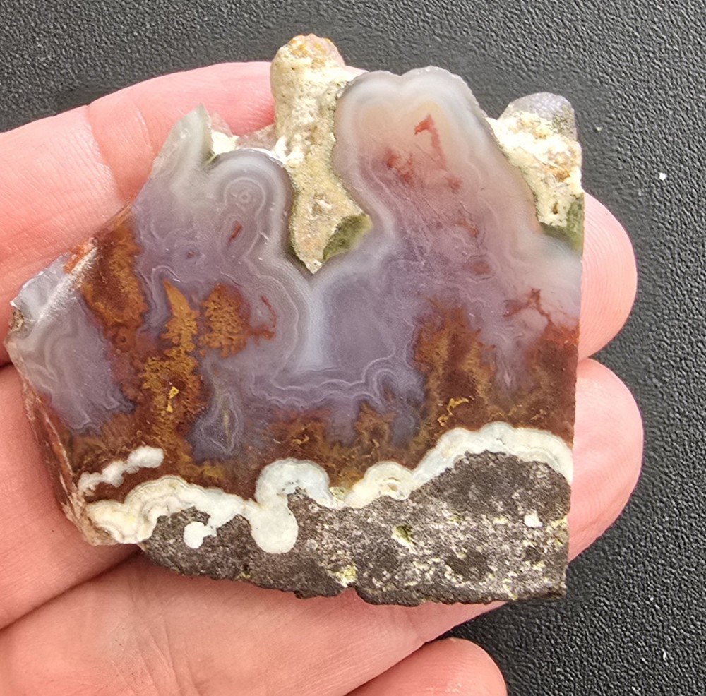 Cathedral Agate Lapidary Slab