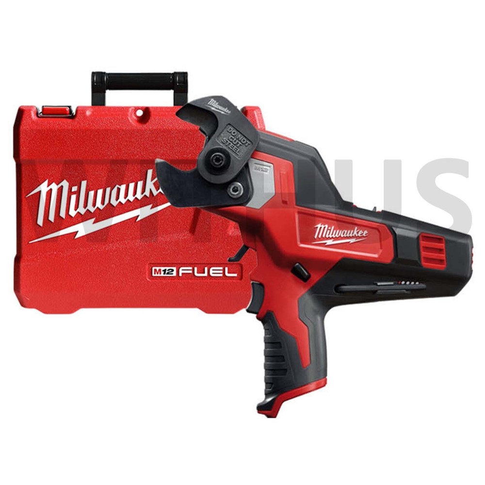 Milwaukee M12 CC 12V Sub Compact Cable Cutter Bare Tool + Hard Case - Fedex
