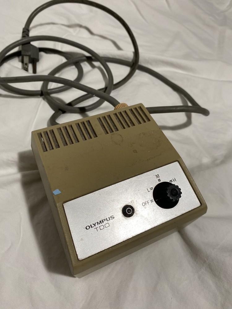 Olympus TDO Auxiliary Microscope Light Source And Lamp (broken)