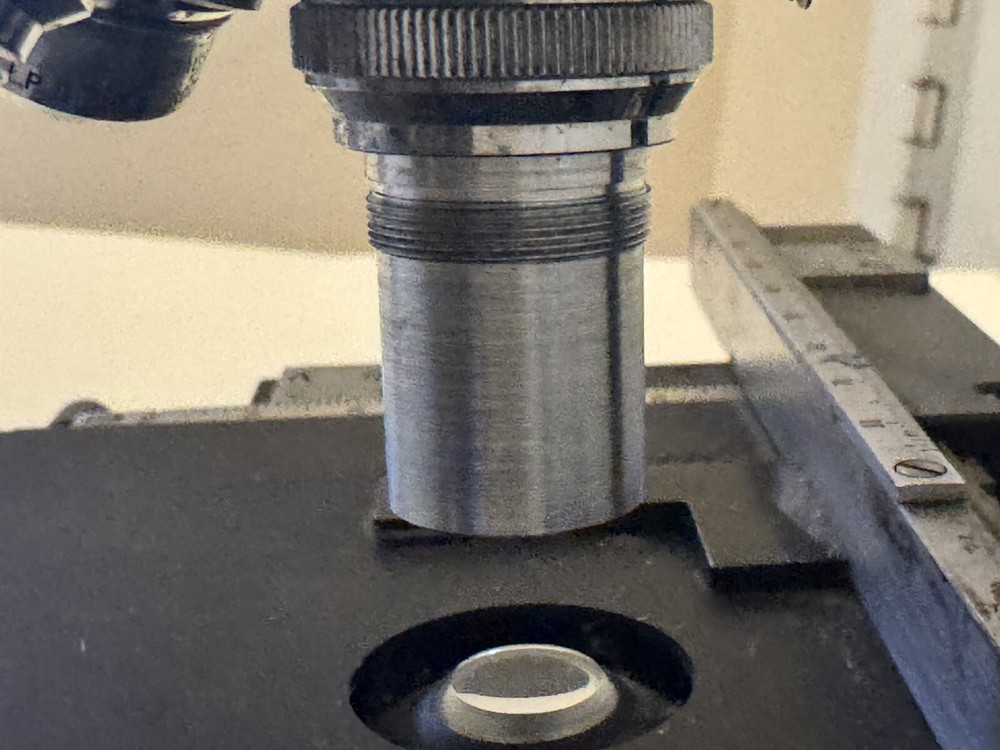 Antique Bausch & Lomb Microscope Black